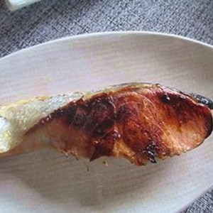 トースターdeふっくら鮭のごま焼